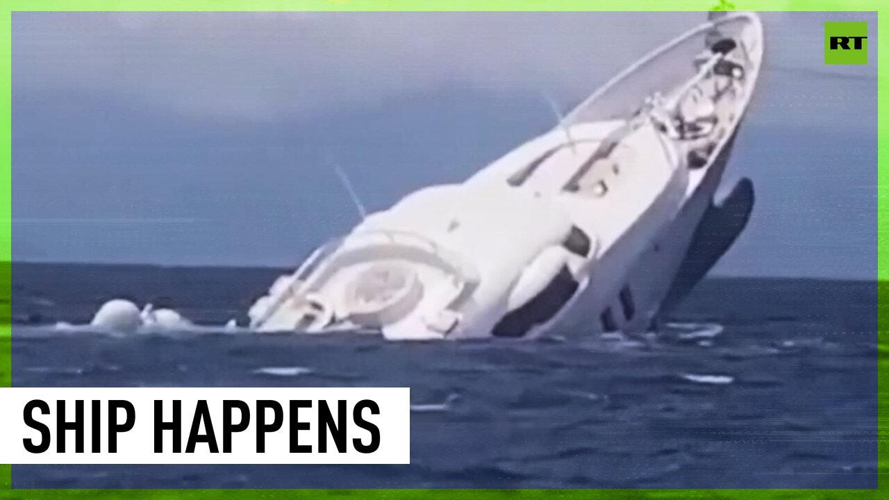 Luxury Yacht Sinks Off Italys Coast