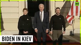 Biden arrives in Kiev, meets with Zelensky