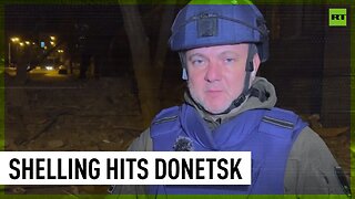 Ukrainian shelling hits Donetsk
