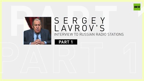 The West convinced Zelensky to reject Russian security proposal – Lavrov [Interview, Part 1]