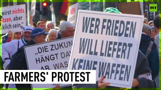 Tractor demo | German farmers protest over energy prices and supply
