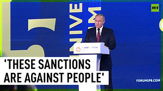 'These sanctions are against PEOPLE' - Putin