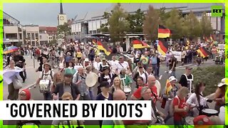 German Unity Day marked by anti-govt march in Aschaffenburg