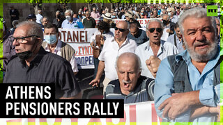 Greek pensioners stage mass rally against rising inflation