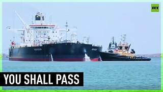 Massive oil tanker towed away after disrupting traffic in Suez Canal