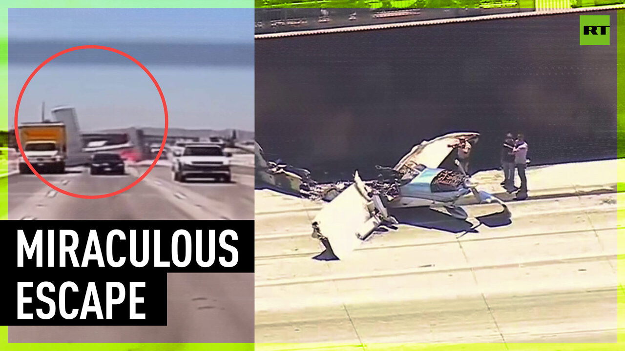 Miraculous Escape! Fiery Montana Plane Crash   Pilot And 3 Passengers Live! - djobdhh