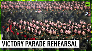 77th Victory Day parade rehearsal near Moscow