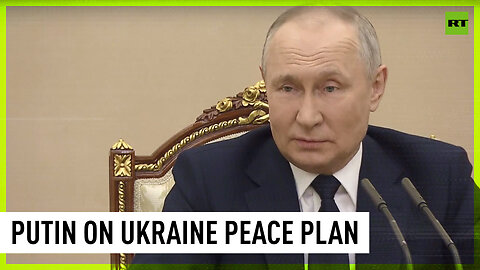 Putin comments on Western pro-war and Chinese pro-peace approaches