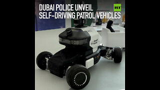 Dubai police unveil self-driving patrol vehicles