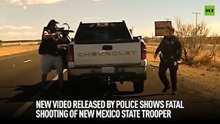 New video released by police shows fatal shooting of New Mexico state trooper
