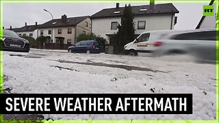 Heavy rain and hail batter southern Germany