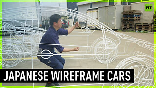 Japanese company catches on after creating wireframe cars