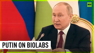 Bioweapon components were made near our borders - Putin citing evidence