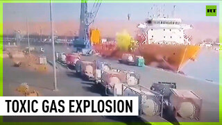 Toxic gas explosion at Aqaba port | Ten killed & hundreds injured