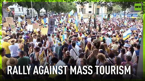 Locals protest against mass tourism in Canary Islands due to harm to environment and residents