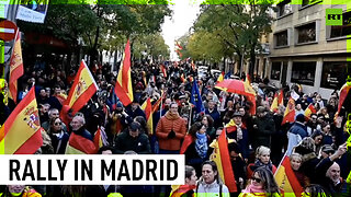 Massive rally against Catalan amnesty law in Madrid