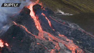 Rivers of lava | Iceland's Fagradalsfjall volcano eruption up close