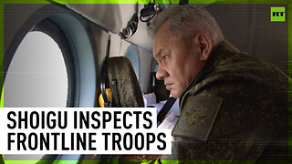 Russian Defense Minister Shoigu inspects troops