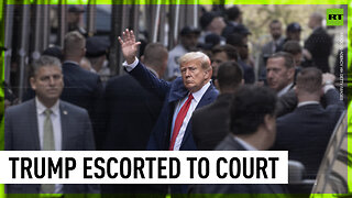 ⚡️Trump escorted to court house from his Manhattan Trump Tower