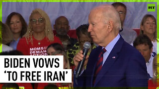 ‘Don't worry. We're gonna free Iran’ – Biden