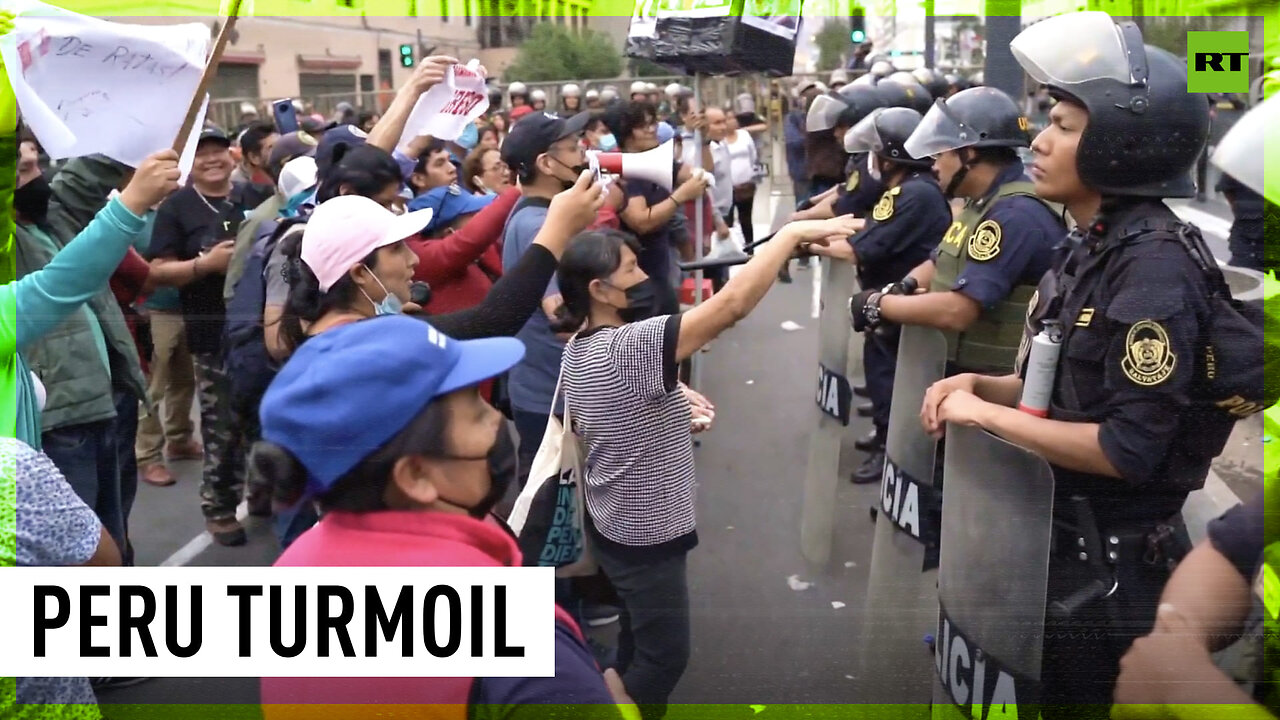 Peruvian Protest Protests in Peru as President Castillo ousted following attempt to ...