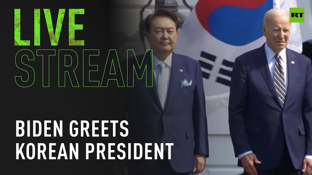 Biden Greets South Korean President Yoon Suk Yeol