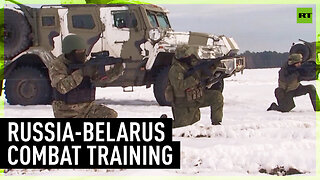 Russian and Belarusian militaries conduct joint combat training exercises