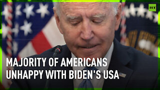 Biden's America has made over 70% of its citizens upset