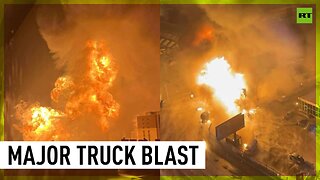 Tank truck with 60 TONS of gas explodes in Ulaanbaatar
