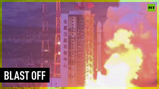 Chinese rocket with remote-sensing satellites blasts off into space