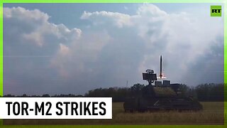 Russia’s ‘Tor-M2’ air defense system in action