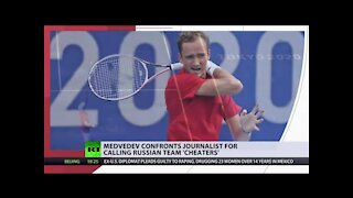 Sports, Not Politics | Tennis star Medvedev thrashes journalists for calling Russian team ‘cheaters’