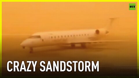 Powerful sandstorm turns Libya into Mars