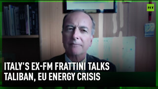 RT talks Taliban & Europe's energy crisis with Italy's former FM Franco Frattini