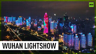 Wuhan celebrates army’s anniversary with spectacular light show