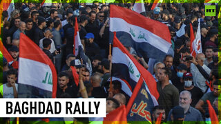 Supporters of pro-Iran Coordination Framework hold massive rally in Baghdad