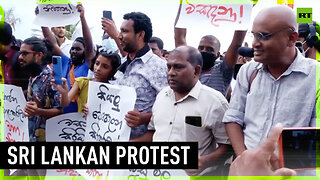 Protesters clash with Sri Lankan police at anti-govt demo