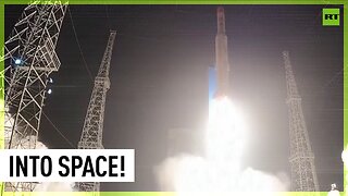 Iran sends three satellites into space