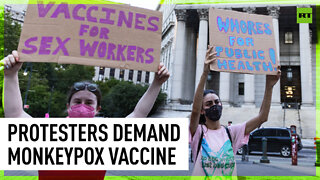 ‘March against monkeypox’: New York protesters demand access to vaccine