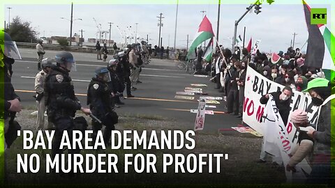 Oakland highway blocked by pro-Gaza protesters