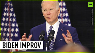 ‘I-I-I-I-I’ | Biden fails to read letters from teleprompter in latest gaffe