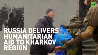 'You're saving us' | Residents of Kharkov region get humanitarian aid from Russia