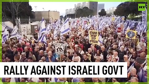Jerusalem sees largest anti-government protest since start of Gaza war