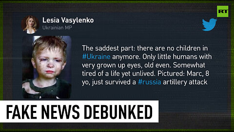 Ukrainian MP posts fake claim passing off old photo as child victim