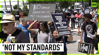 Protesters march against DeSantis' Black history curriculum in Fort Lauderdale
