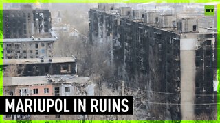 Drone footage shows Mariupol devastation