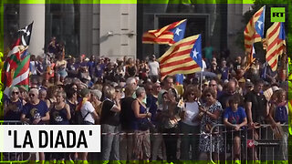 Thousands mark Catalan National Day by marching for independence