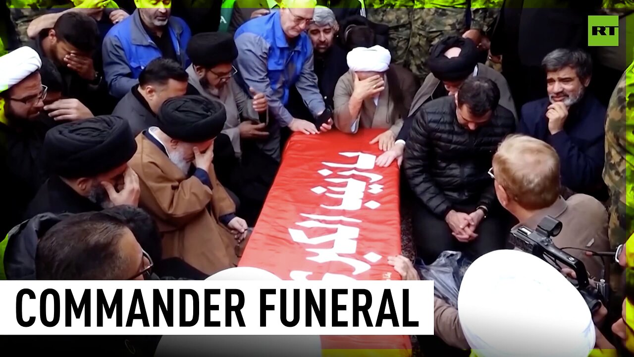 Funeral Of Iranian Commander Killed In Israeli Strike In Syria Held In ...