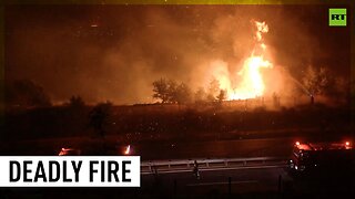 Raging wildfires kill 18 in Greece