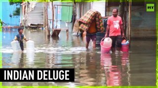 Flooded streets & houses: Indian city inundated, more rains to come